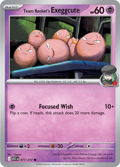 Team Rocket's Exeggcute [Ascended Heroes]