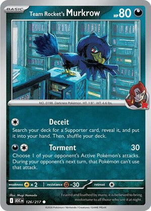 Team Rocket's Murkrow [Ascended Heroes]