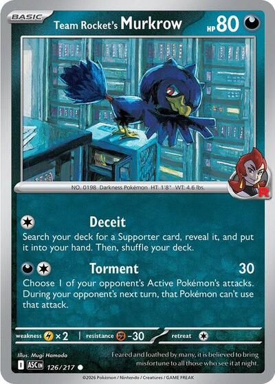 Team Rocket's Murkrow [Ascended Heroes]