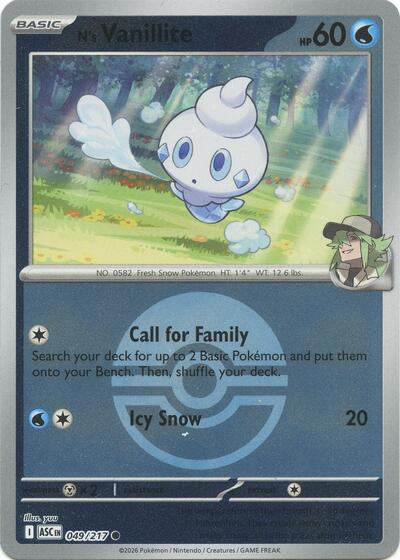 N's Vanillite [Ascended Heroes]